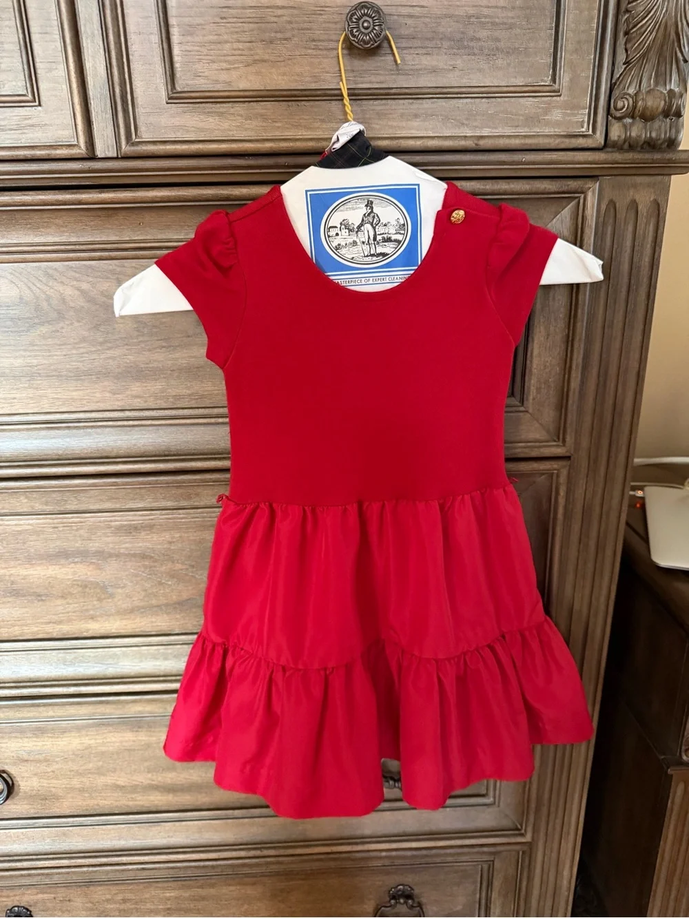 Girls red dress